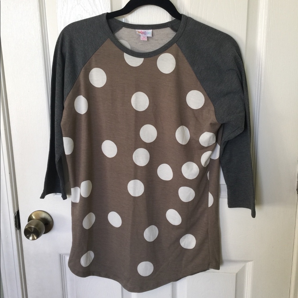 Adorable polka dot LuLaRoe Randy - Picture 1 of 8